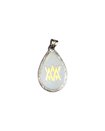 Sterling silver medical ID pendant, customisable with personal details – MediWear