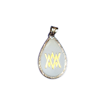 Sterling silver medical ID pendant, customisable with personal details – MediWear