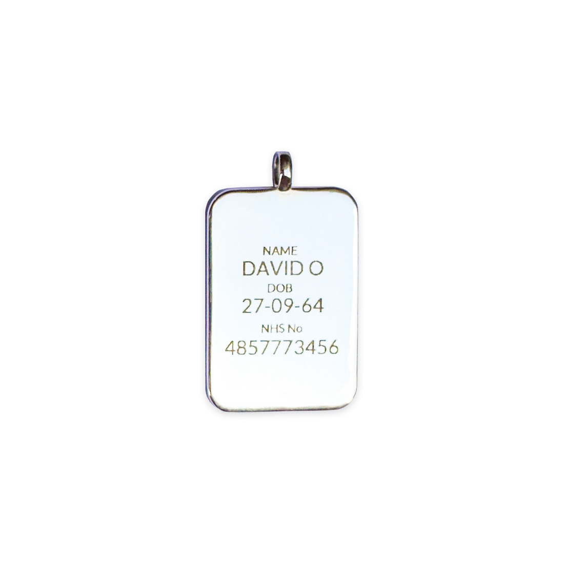 Classic Medical ID pendant with MediWear symbol.