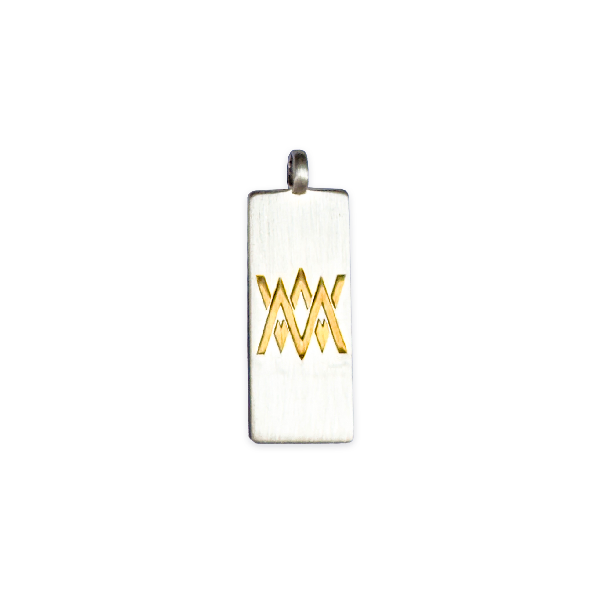 Everyday Medical ID pendant in sterling silver with MediWear symbol.