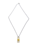 Everyday Medical ID necklace with full sterling silver chain.