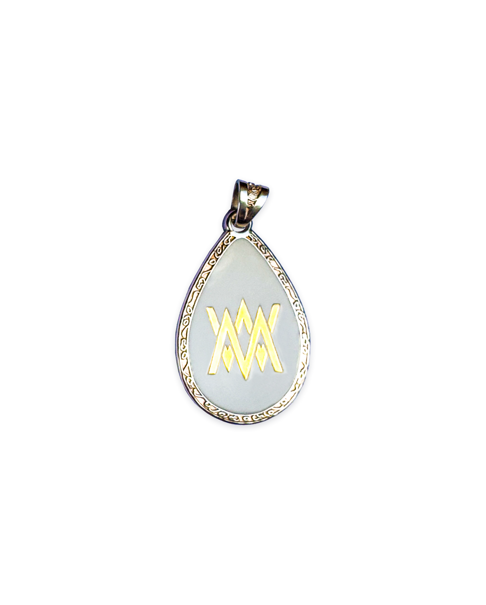Sterling silver medical ID pendant, customisable with personal details – MediWear