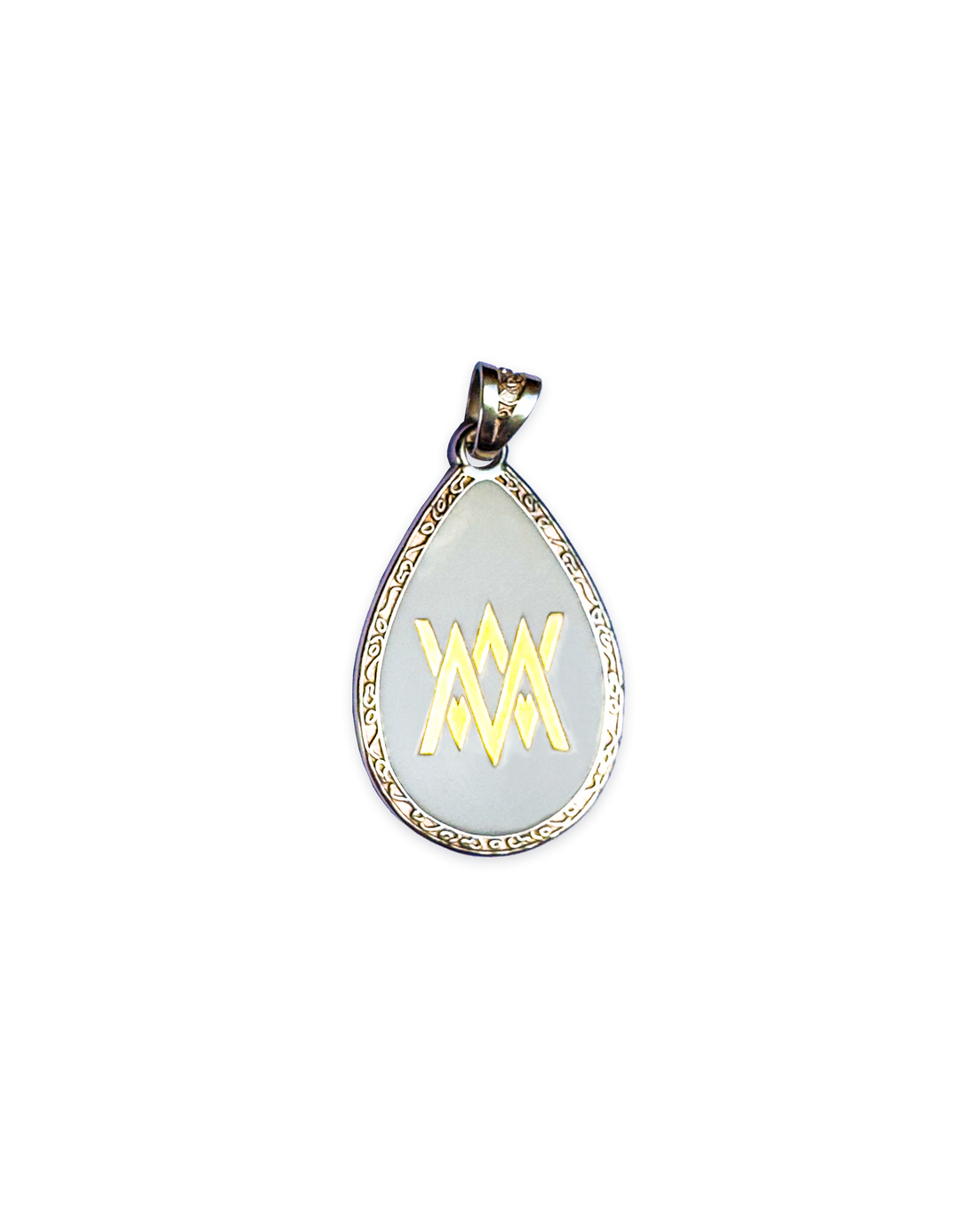 Sterling silver medical ID pendant, customisable with personal details – MediWear