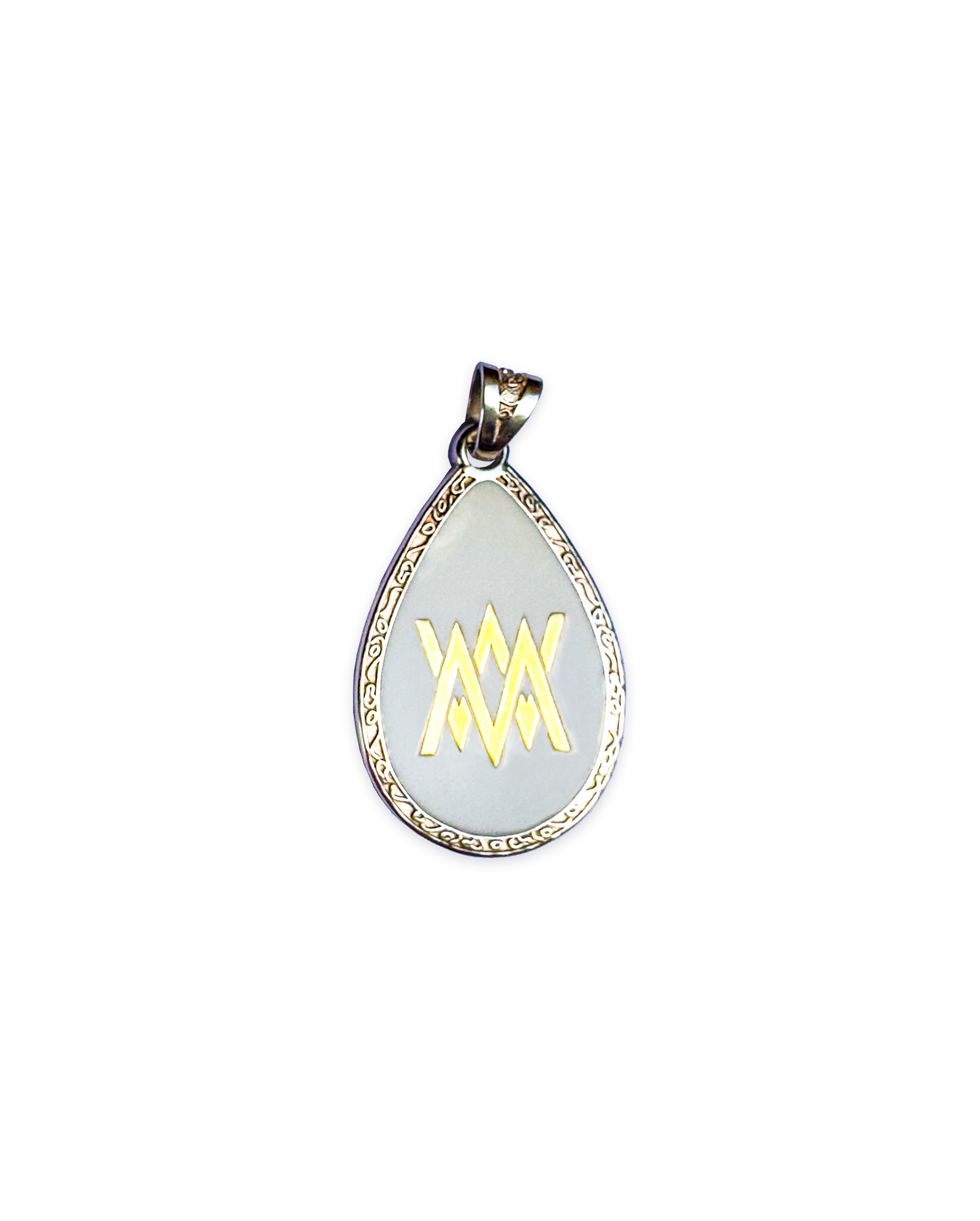 Sterling silver medical ID pendant, customisable with personal details – MediWear